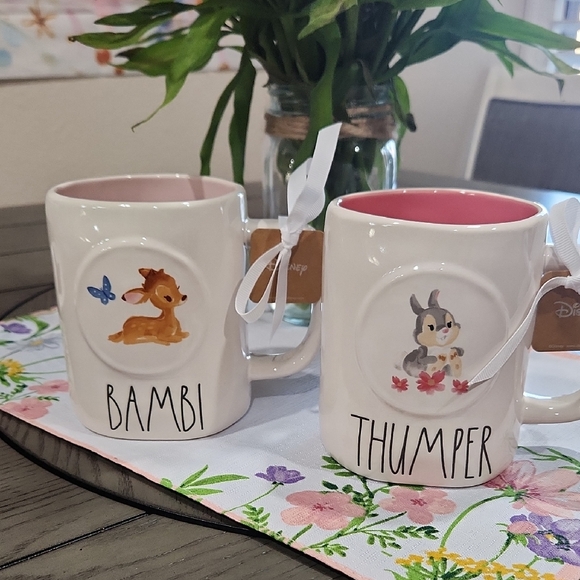 Disney Other - Disney Rae Dunn Bambi & Thumper Mug Set